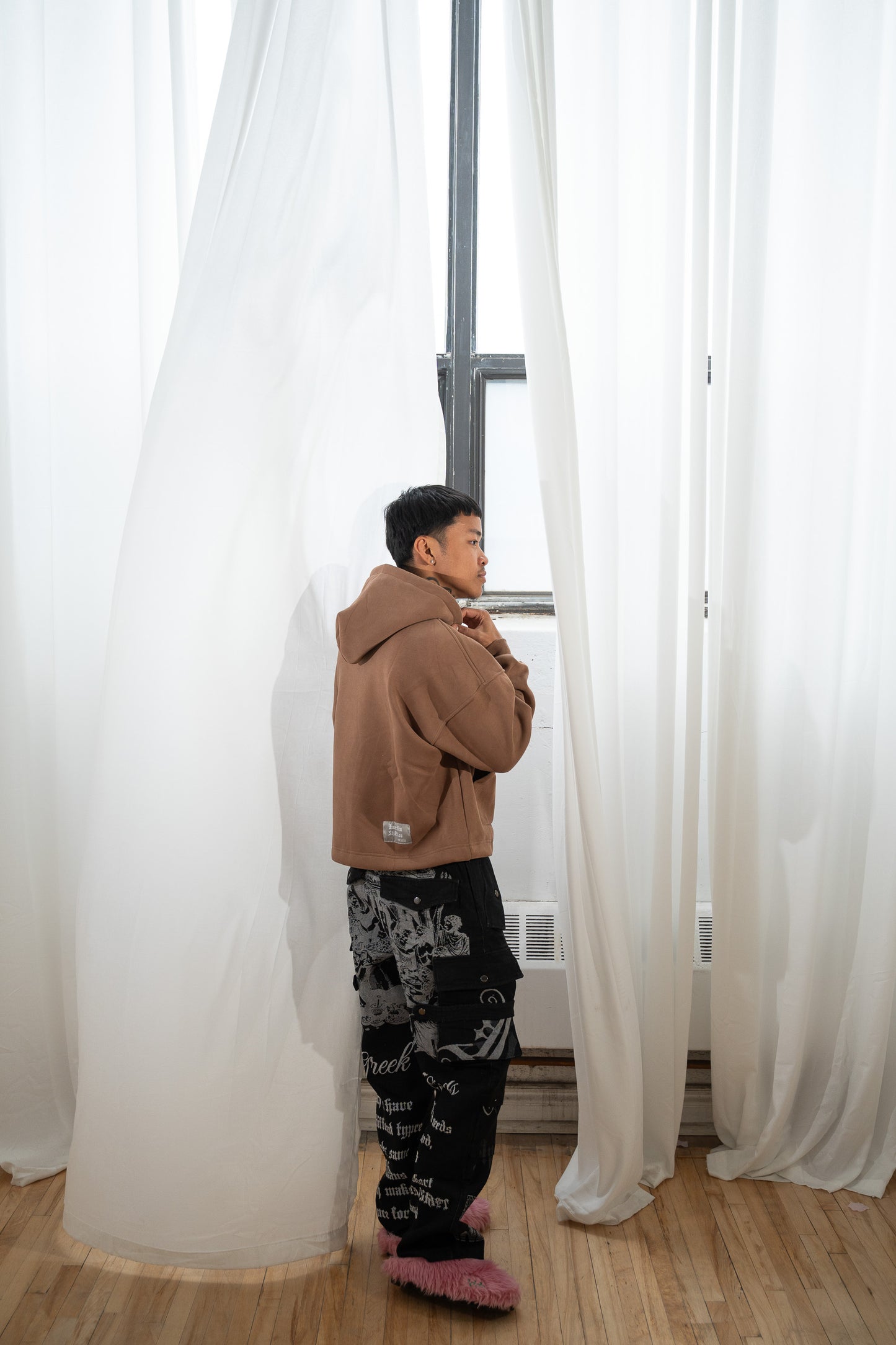 Inertia cursive hoodie