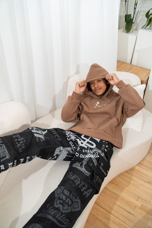 Inertia cursive hoodie
