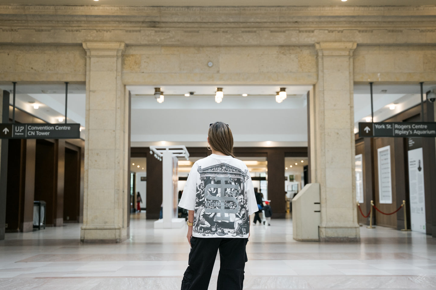 Inertia x Greek boxy t-shirt