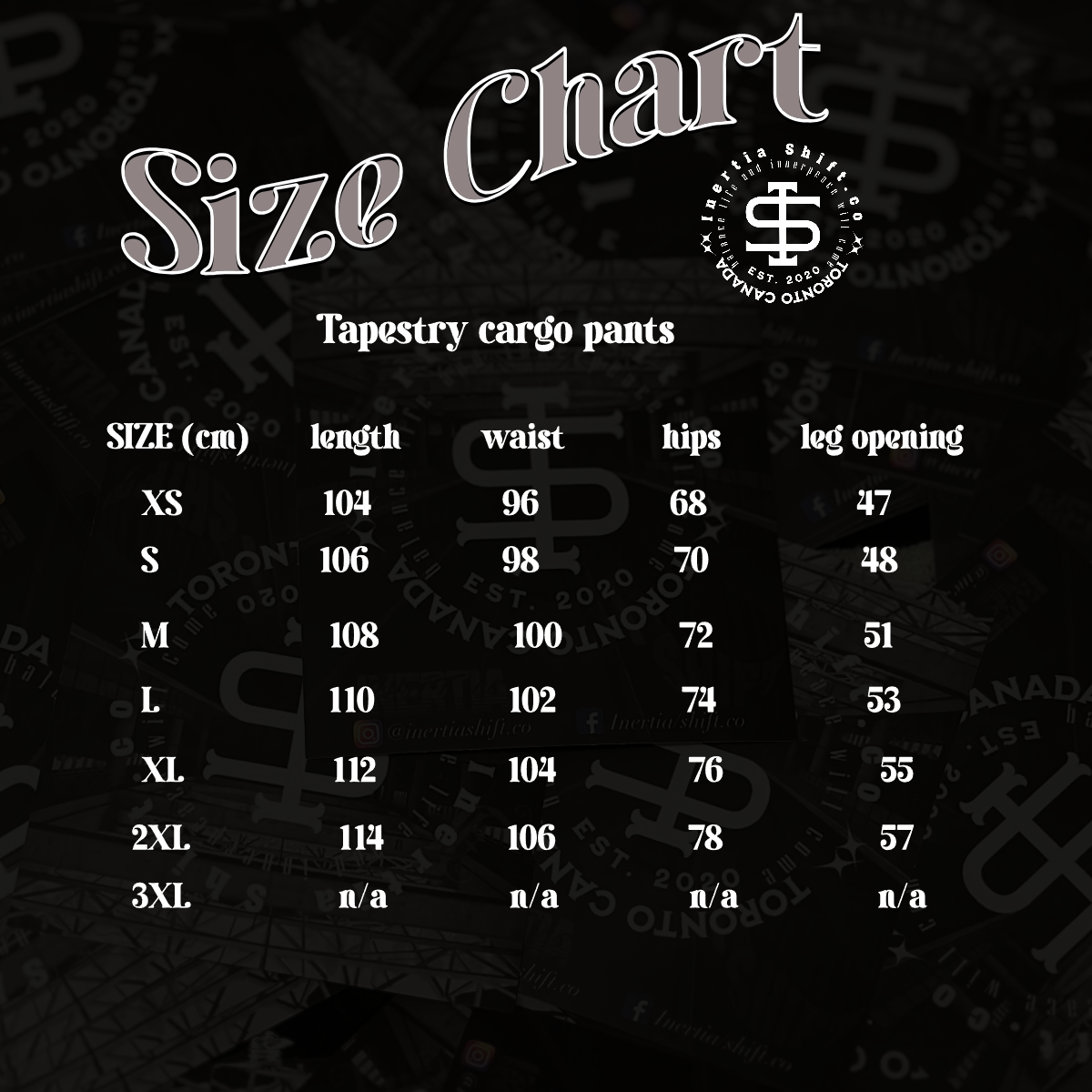 Tapestry baggy cargo pants